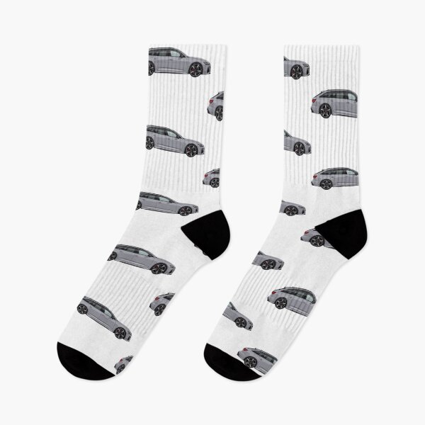 Item preview, White Performance Estate Side View Vector Art designed and sold by NikksGarage.
