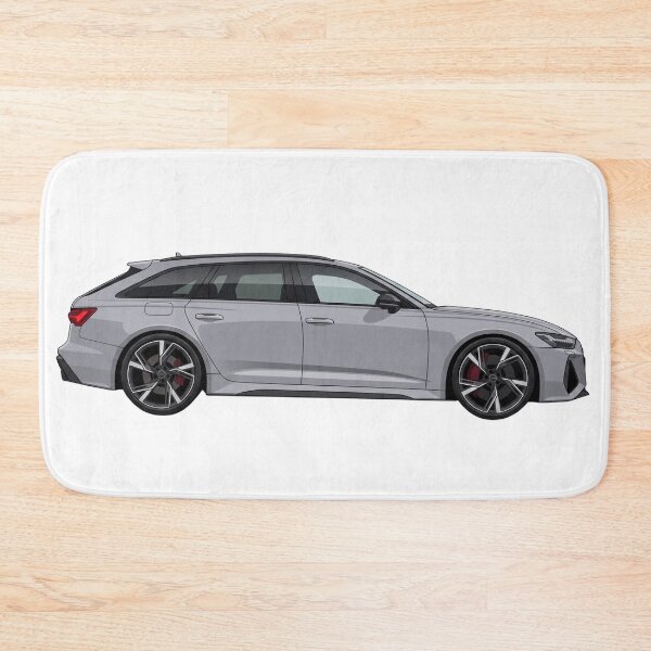 Item preview, White Performance Estate Side View Vector Art designed and sold by NikksGarage.