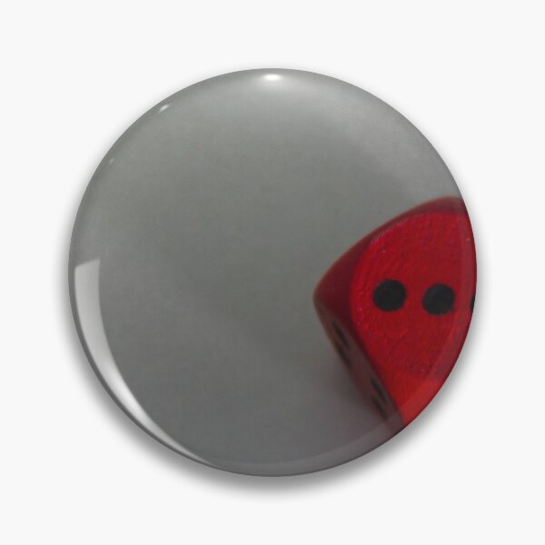 Item preview, Red Game Die Casting a Long Shadow on a White Surface, Symbolizing Chance and Luck designed and sold by Nmallia.