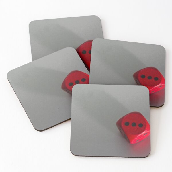 Item preview, Red Game Die Casting a Long Shadow on a White Surface, Symbolizing Chance and Luck designed and sold by Nmallia.