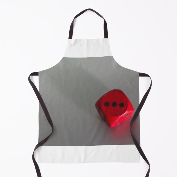 Item preview, Red Game Die Casting a Long Shadow on a White Surface, Symbolizing Chance and Luck designed and sold by Nmallia.