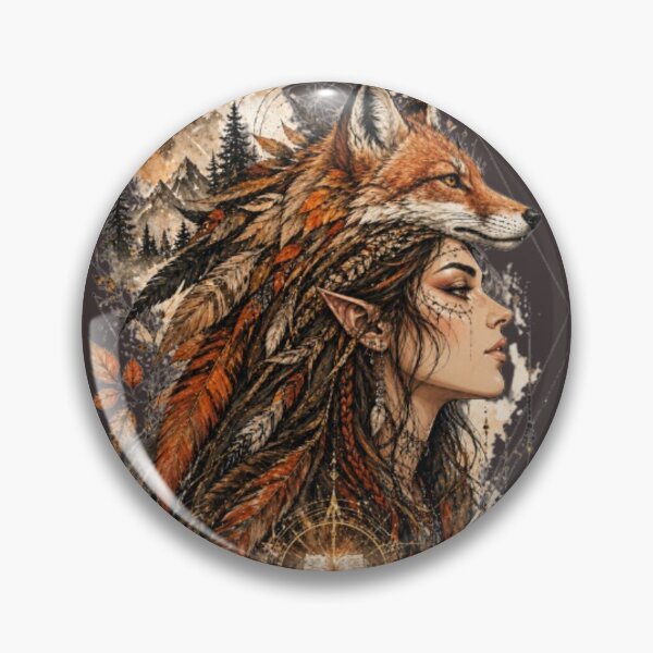Item preview, The Power of Knowledge – Fox Spirit Intelligence Art designed and sold by InnerwayStudio.