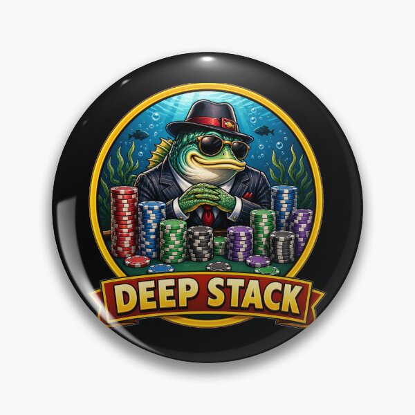 Item preview, Deep Stack – Funny Poker Fish Cartoon designed and sold by Fa-Shirt01.