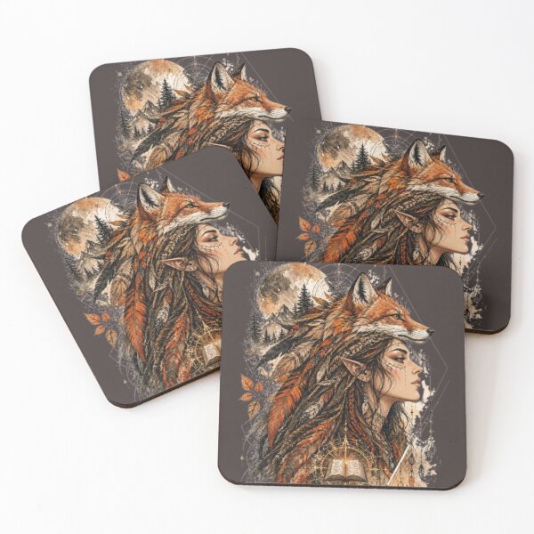 Item preview, The Power of Knowledge – Fox Spirit Intelligence Art designed and sold by InnerwayStudio.