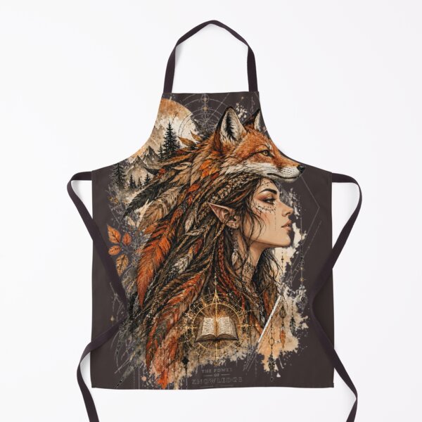 Item preview, The Power of Knowledge – Fox Spirit Intelligence Art designed and sold by InnerwayStudio.