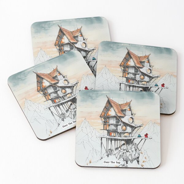 Item preview, Over The Top - Surreal Mountain Architecture designed and sold by Modern Nest Art.