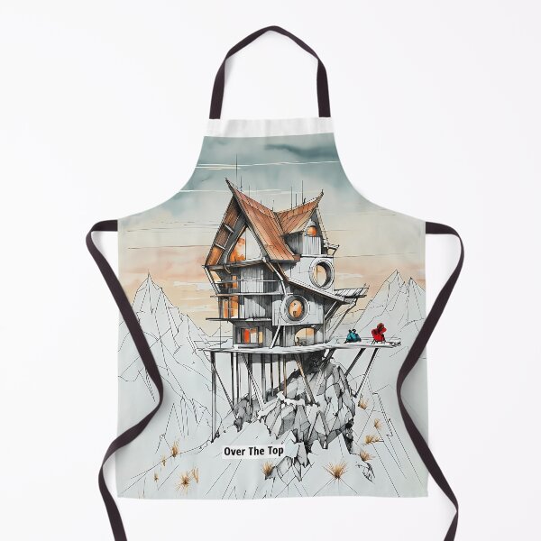 Item preview, Over The Top - Surreal Mountain Architecture designed and sold by Modern Nest Art.