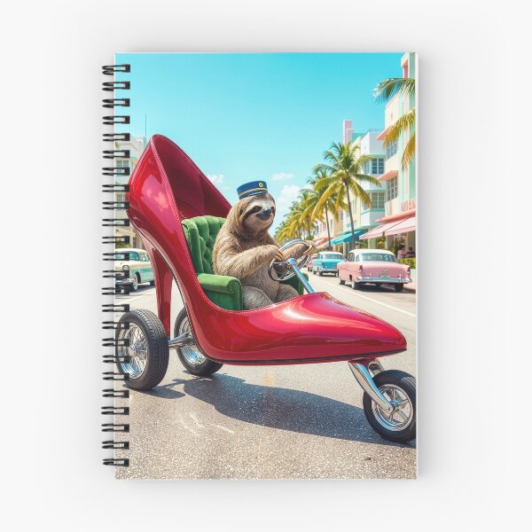 Item preview, Sloth Rides in Stiletto Heel Shoe Car designed and sold by Tridentulus.