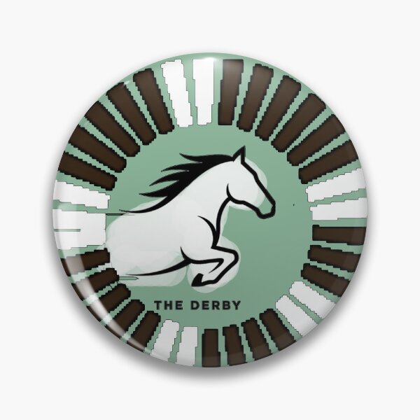Item preview, Silhouettes of horses mid‑stride of a classy Derby vibe designed and sold by  Mudikeys.