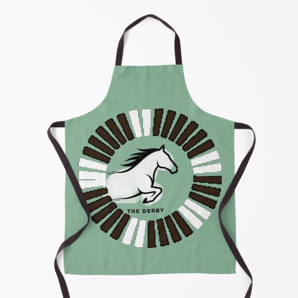 Item preview, Silhouettes of horses mid‑stride of a classy Derby vibe designed and sold by Mudikeys.