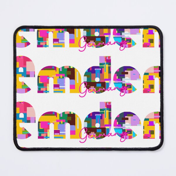 Item preview, Emden, Germany, Vibrant Abstract City Typography Art designed and sold by Wanderful-roads.
