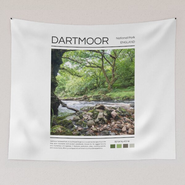 Item preview, Dartmoor National Park - England  designed and sold by StudioRedKoala.