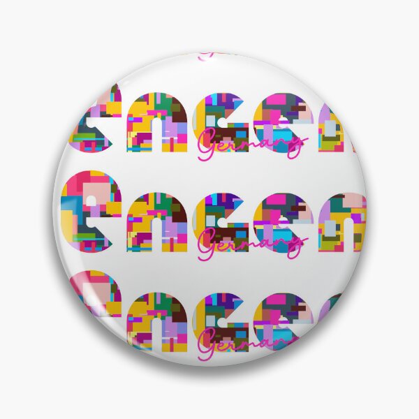 Item preview, Engen, Germany, Vibrant Abstract City Typography Art designed and sold by Wanderful-roads.