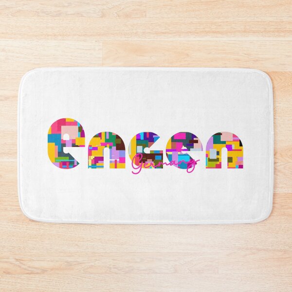 Item preview, Engen, Germany, Vibrant Abstract City Typography Art designed and sold by Wanderful-roads.