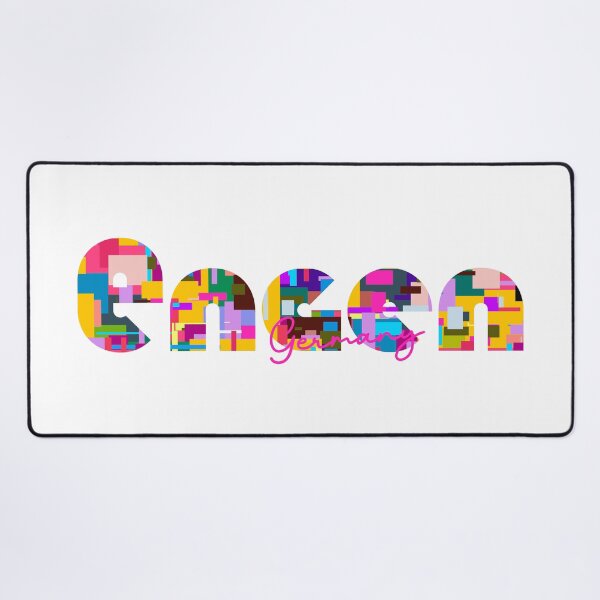 Item preview, Engen, Germany, Vibrant Abstract City Typography Art designed and sold by Wanderful-roads.