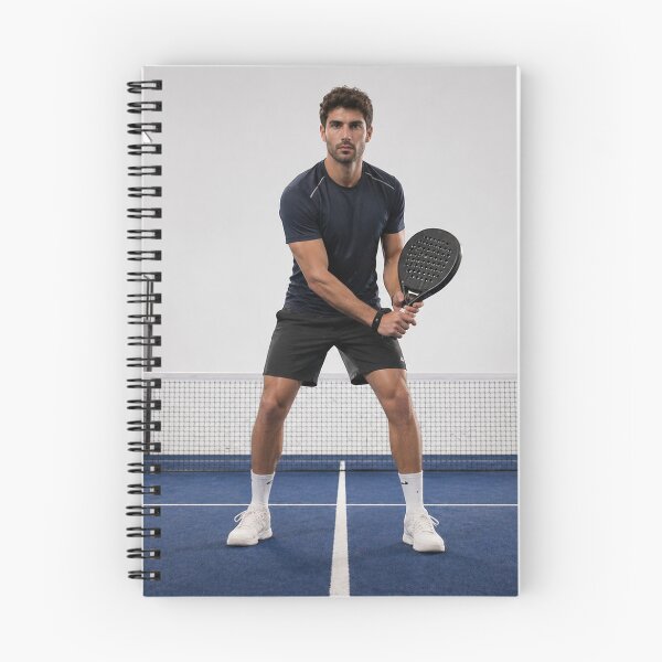 Item preview, Padel Player Ready Position on Blue Court designed and sold by ticzla95.