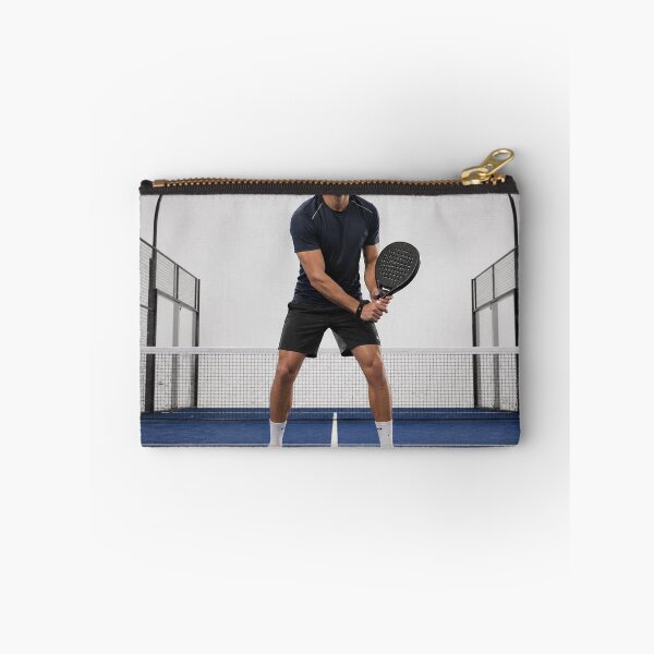 Item preview, Padel Player Ready Position on Blue Court designed and sold by ticzla95.