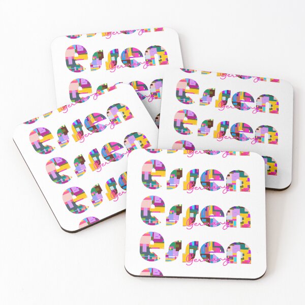 Item preview, Essen, Germany, Vibrant Abstract City Typography Art designed and sold by Wanderful-roads.