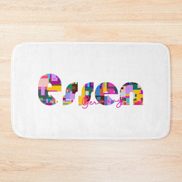Item preview, Essen, Germany, Vibrant Abstract City Typography Art designed and sold by Wanderful-roads.