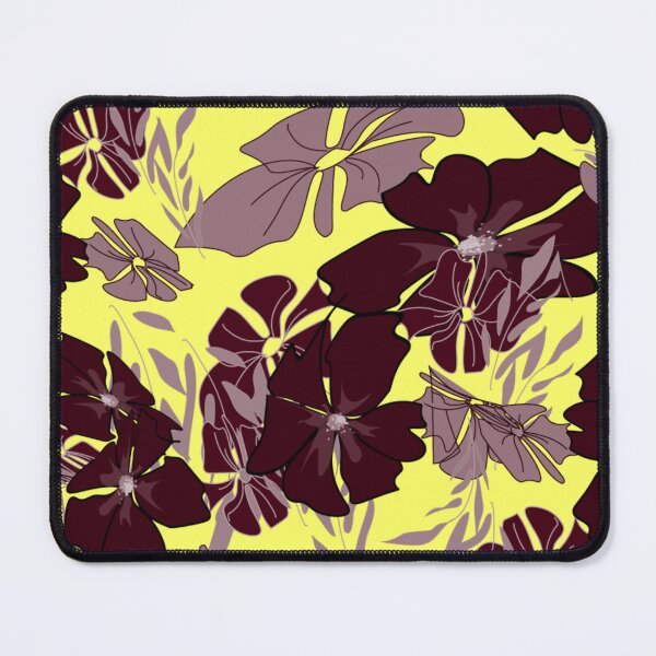 Item preview, yellow background flower design designed and sold by Nature  Nblossom.