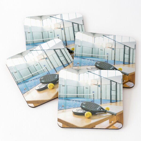 Item preview, Padel Racket and Balls on Bench by Indoor Court designed and sold by ticzla95.