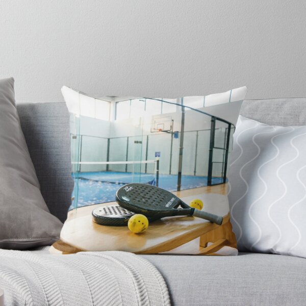 Item preview, Padel Racket and Balls on Bench by Indoor Court designed and sold by ticzla95.