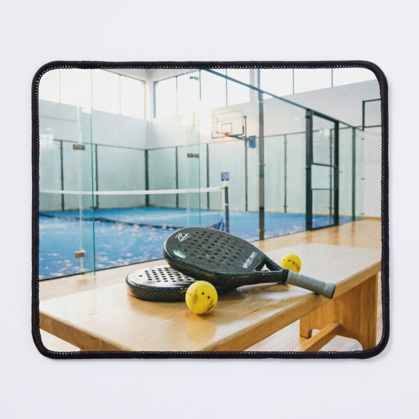 Item preview, Padel Racket and Balls on Bench by Indoor Court designed and sold by ticzla95.
