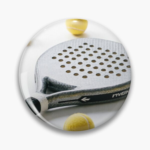 Item preview, Padel Racket Surrounded by Tennis Balls on White designed and sold by ticzla95.