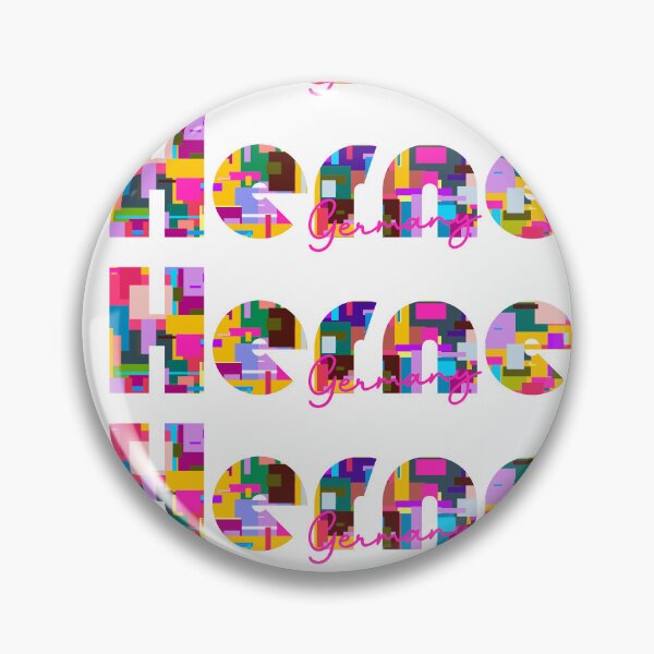 Item preview, Herne, Germany, Vibrant Abstract City Typography Art designed and sold by Wanderful-roads.