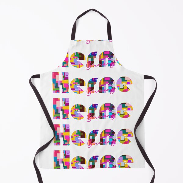 Item preview, Herne, Germany, Vibrant Abstract City Typography Art designed and sold by Wanderful-roads.