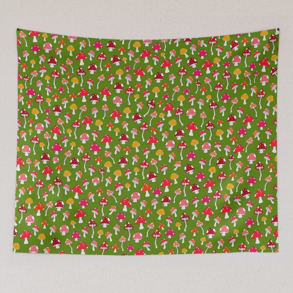 Item preview, Groovy Shrooms (Avocado Green) designed and sold by SyPhelan.