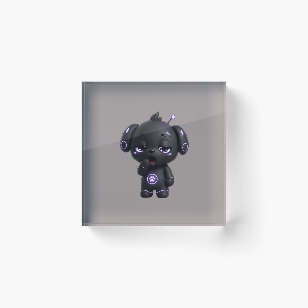 Item preview, NeoPup Tired – Low Battery Robot Puppy “Need a Reboot” designed and sold by Mosogoloso.