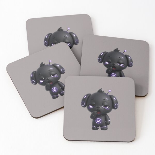 Item preview, NeoPup Tired – Low Battery Robot Puppy “Need a Reboot” designed and sold by Mosogoloso.