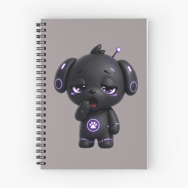 Item preview, NeoPup Tired – Low Battery Robot Puppy “Need a Reboot” designed and sold by Mosogoloso.