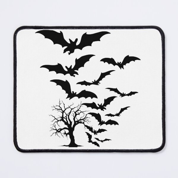 Item preview, Flying Bats Silhouette Over Spooky Tree designed and sold by Cutethings3.
