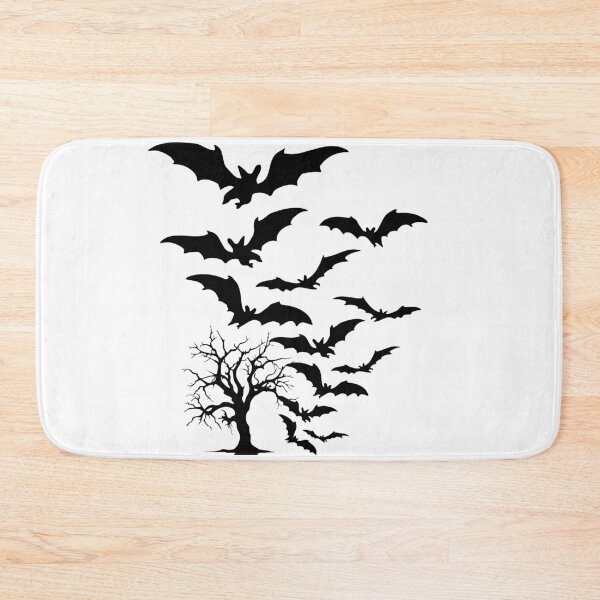Item preview, Flying Bats Silhouette Over Spooky Tree designed and sold by Cutethings3.