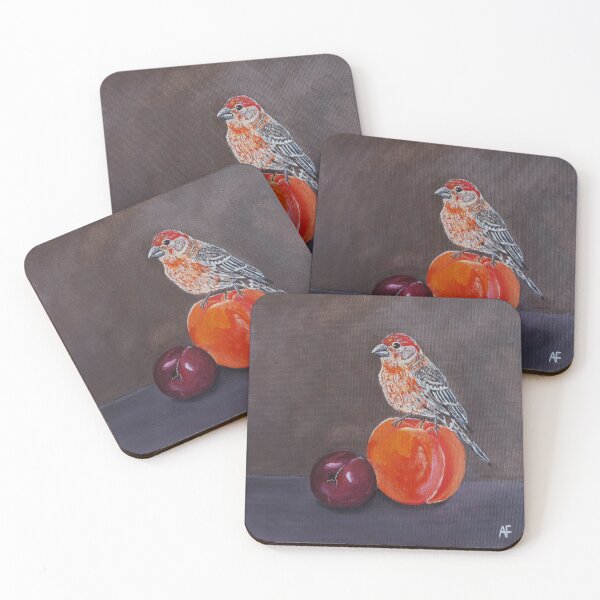 Item preview, The House Finch’s Midday Rest designed and sold by Alfred Fox Art.