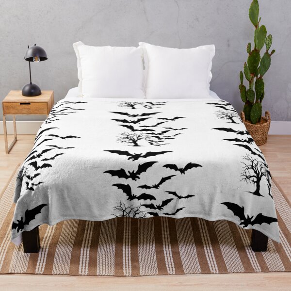 Item preview, Flying Bats Silhouette Over Spooky Tree designed and sold by Cutethings3.