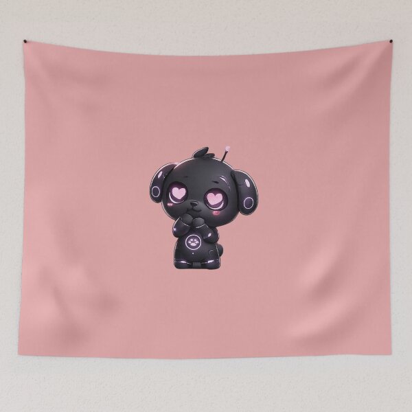 Item preview, NeoPup In Love – Kawaii Sci-Fi Mascot designed and sold by Mosogoloso.