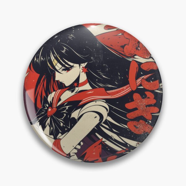 Artikelvorschau, Retro Sailor Mars Kanji entworfen und verkauft von AnimeArsenalPrints.