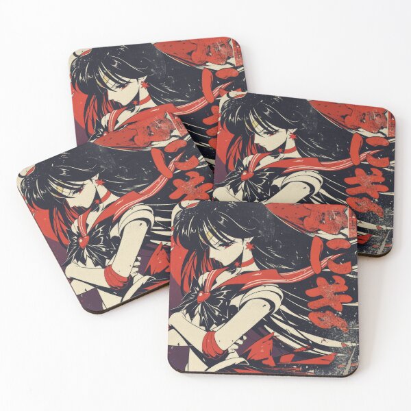 Item preview, Retro Sailor Mars Kanji  designed and sold by AnimeArsenalPrints.