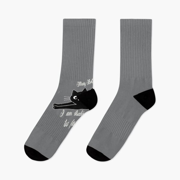 Item preview, cute black cat funny stretching designed and sold by  Mudikeys.