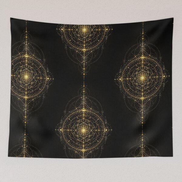 Item preview, Golden Lines | Fractals and Mandalas | Sublime Nature designed and sold by monkeybusiness.pt.