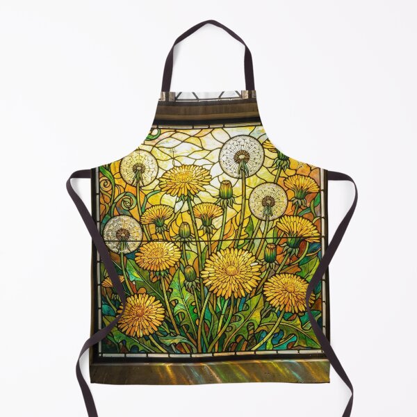 Item preview, Dandelion Stained Glass Window designed and sold by Tridentulus.