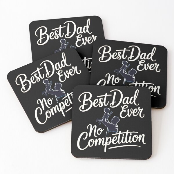 Item preview, Fathers Day Best Dad Ever No Competition Cute Father and Child designed and sold by Fitswear.