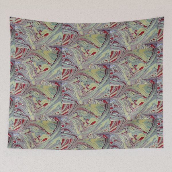 Item preview, Fluid Pattern Mint designed and sold by craftsbydaphy.