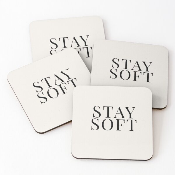 Item preview, Stay Soft Minimalist Typography  designed and sold by BestVarieties.