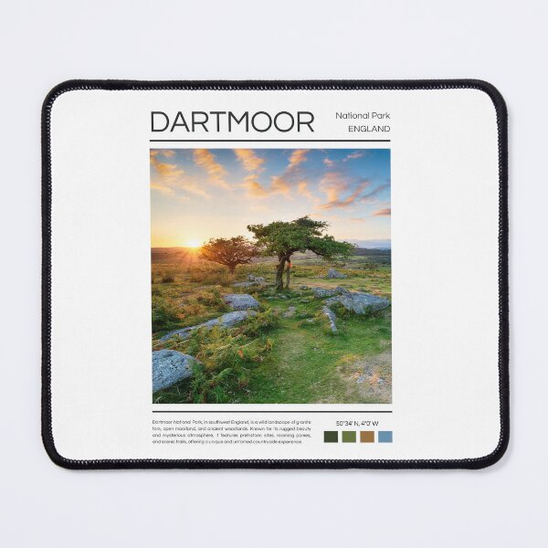 Item preview, Dartmoor National Park - England  designed and sold by StudioRedKoala.