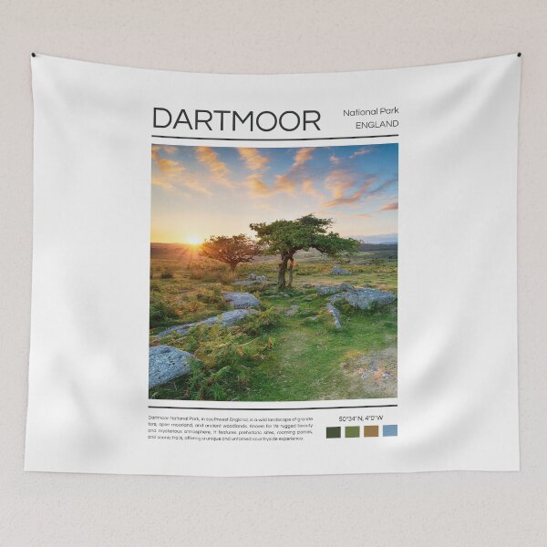 Artikelvorschau, Dartmoor-Nationalpark – England entworfen und verkauft von StudioRedKoala.