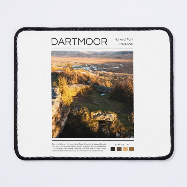 Item preview, Dartmoor National Park - England designed and sold by StudioRedKoala.